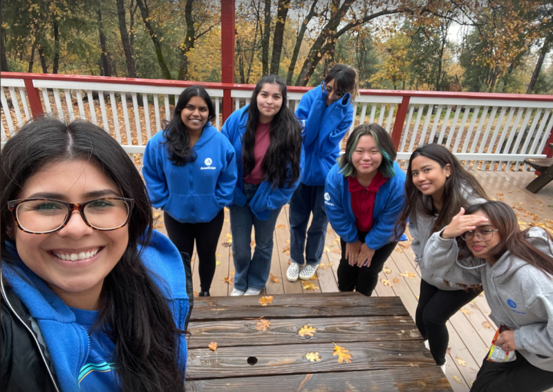 Group Photo of Some Girls from 2022-2023 Cohort at Retreat