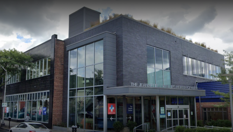 This picture shows the outside of the Jeannette J. Phillips Building