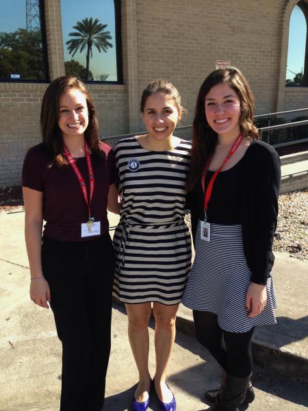 NFHC members, Tara, Maddy, and Katie