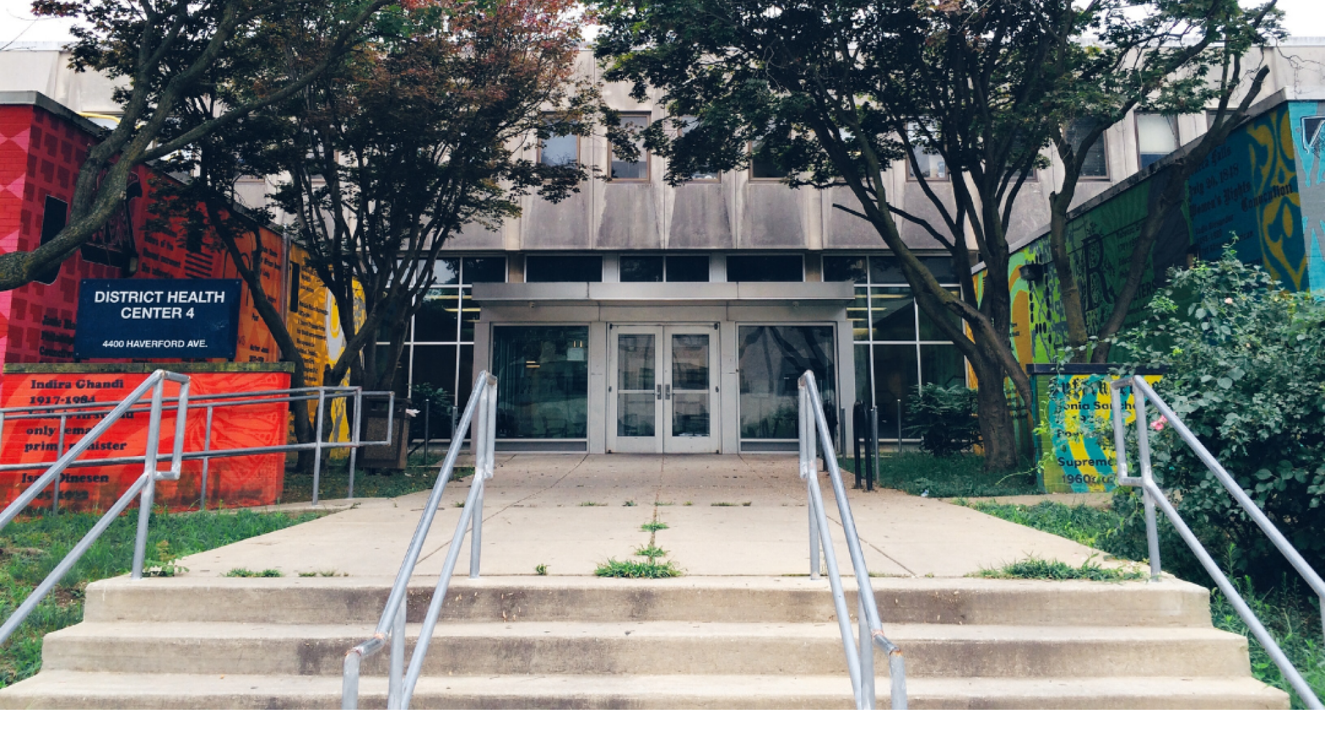 The outside of Health Center 4